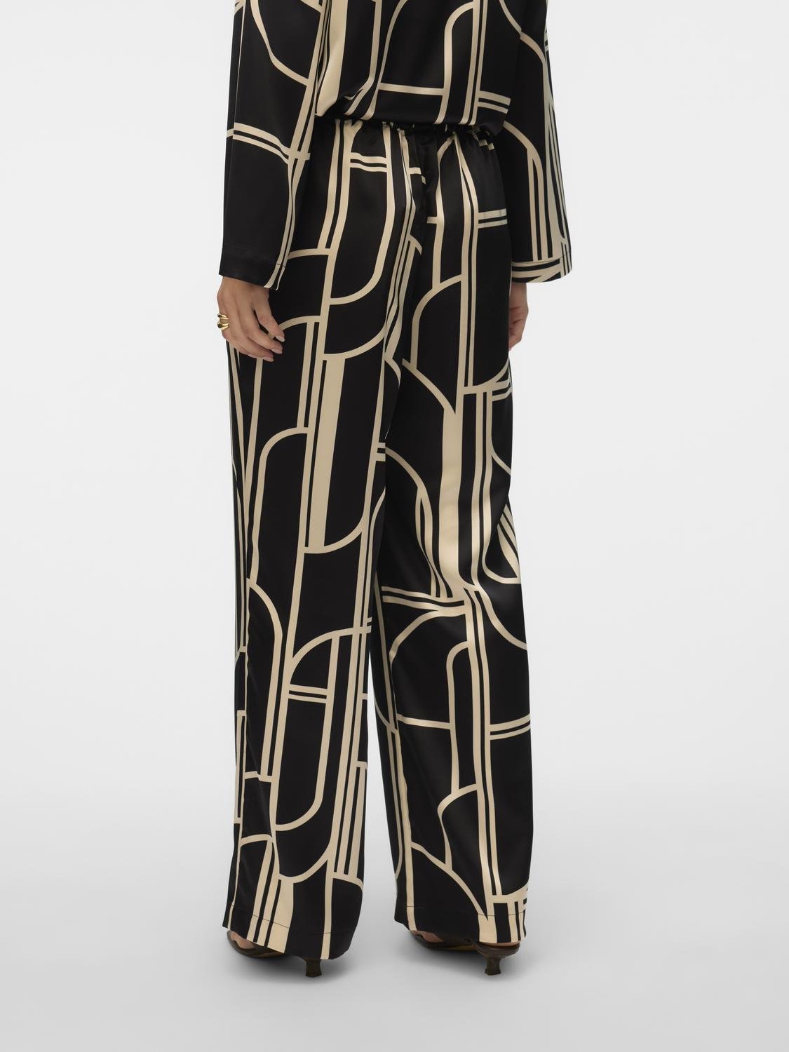 VMHADLEY Trousers - Black - VERO MODA & VILA Bergvik